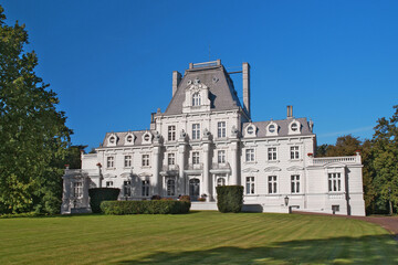 Fototapeta na wymiar Neo-renaissance Palace in Zakrzewo, Greater Poland Voivodeship, Poland