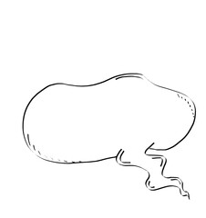 speech bubble cloud, instant thought idea, communication concept