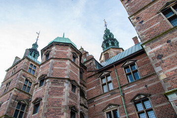 Fototapeta premium Exterior of Rosenborg Palace in Copenhagen, Denmark 