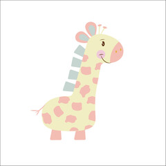 giraffe illustration for kids