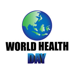 Design vector World Health Day suitable for your design banner or poster template