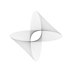 monochrome abstract geometric illustration vector