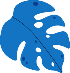 Tropical plant leaf shape