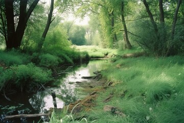 Obraz premium lake in the woods