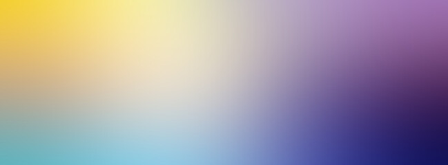 Violet and yellow blue gradient background. Long banner, copy space.
