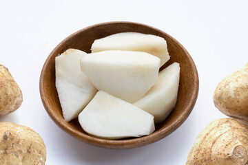 Mexican turnip or jicama or yam bean