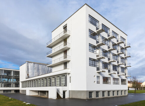 Bauhaus building at Dessau, Saxony-Anhalt, Germany