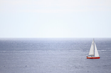 Ship in the ocean