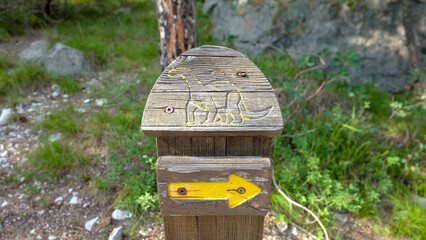 Gardasee in Italien Riserva naturale provinciale Marocche di Dro	