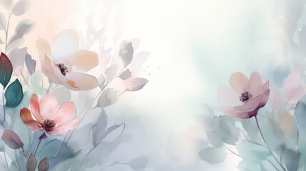 background with flowers