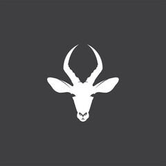 Impala logo. vector illustration - obrazy, fototapety, plakaty