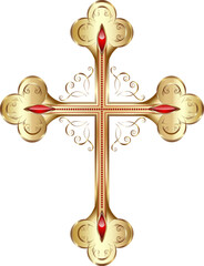 Gold cross