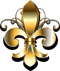 Golden Fleur de Lis © Nelli Valova