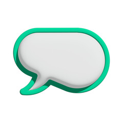 blank wording bubble balloon