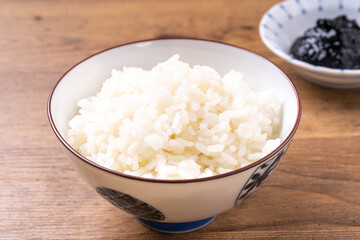 のり佃煮と白ごはん