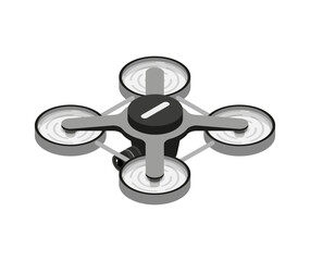 Obraz premium Drone Isometric Icon