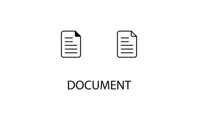 Fototapeta na wymiar Document double icon design stock illustration