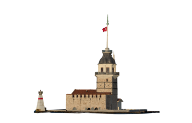 Maiden's Tower in Bosphorus, Istanbul, Turkey.