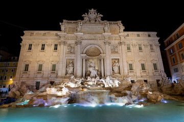 Fototapeta na wymiar Fontana di Trevi ROma