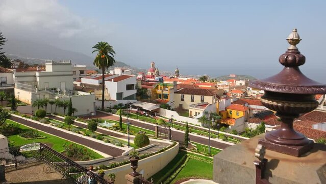 Jardines del Marquesado de la Quinta Roja garden in La Orotava, Tenerife, Spain