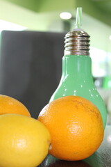 Refreshing Citrus Vibes: Close-Up of Oranges