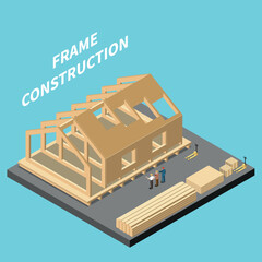 Modular Frame Building Isometric