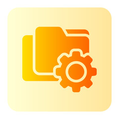 folder management gradient icon