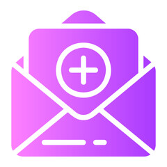 Obraz premium medical record gradient icon
