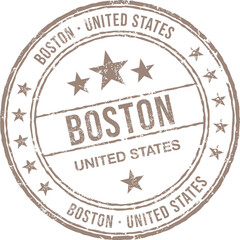 Boston, United States Rubber Stamp