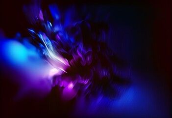  blurry black, blue and violet colors, background image, Generative AI