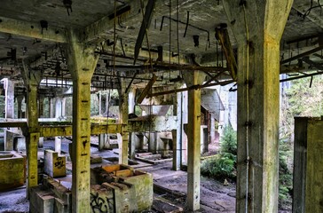 Die alte Zinnwäsche bei Prebuz / Sauersack im Erzgebirge