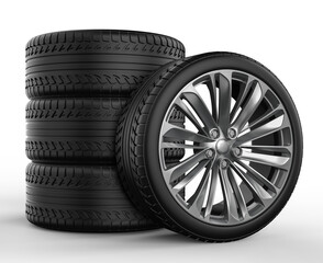 PNEUS 3D RENDER  © ArtDigital