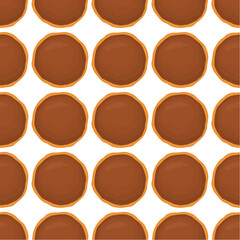 Pattern homemade cookie different taste in pastry biscuit