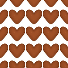 Pattern homemade cookie different taste in pastry biscuit