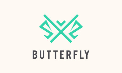 butterfly logo idea