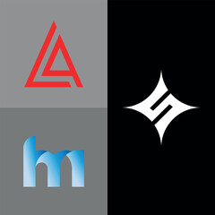 Letter logo, abstract logo, monogram logo, simple logo, modern logo and minimal logo design. This logo can be used for company, website and printing