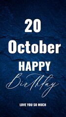 Happy birthday beautiful illustrated artwork modern calligraphy can be printed on shirts banners and on greeting cards for success business life.