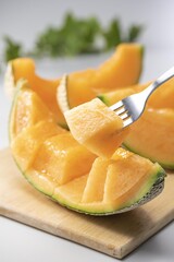 甘くて美味しいマスクメロン