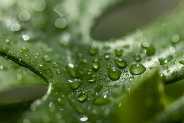 水滴が綺麗な植物