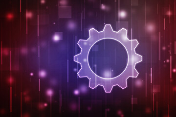 Process management, optimization operation, fix strategy industry, transmission gears wheel, software update status, Cog Gear Wheel on the technology abstract background