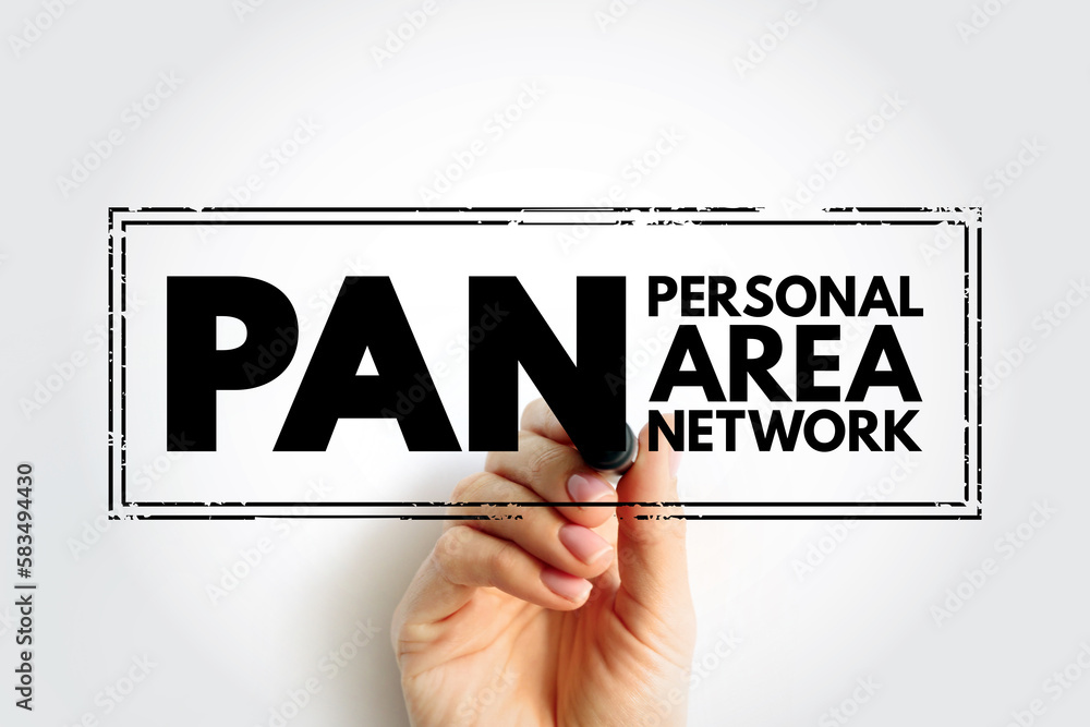 Poster pan personal area network - computer network for interconnecting electronic devices within an indivi
