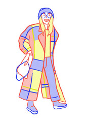 illustration shopping