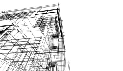 sketch of a building