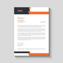 Modern corporate letterhead 