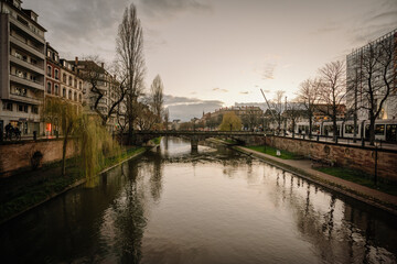 Strasbourg view of the canal