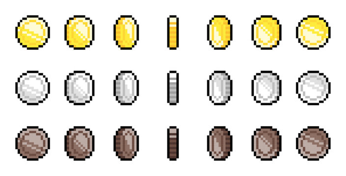 ドット絵 コインセット