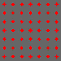 Seamless vector graphic of an array of overlapping grey circles with a red background showing through the spaces between overlaps