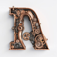 steampunk, letter, A, old, isolated, metal, machine, vintage, iron, engine, antique, gear, technology, wheel, mechanism, industry, steel, object, retro, white, clock, key, gold, car, gears