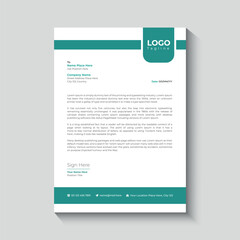 Professional business letterhead template design