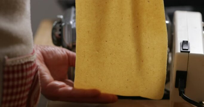 Precision meets tradition in this captivating glimpse of the chebakia shaping process&mdash;culinary mastery in motion